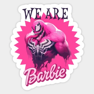 We are Barbie | Barbie x Oppenheimer | Barbenheimer Sticker